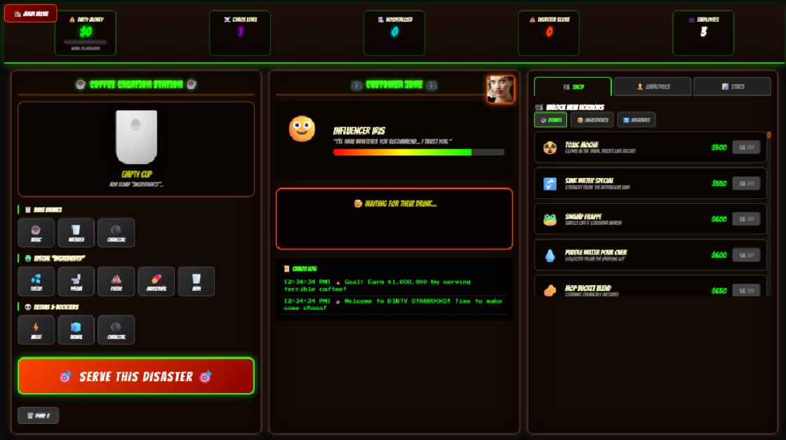 Drity Starbucks Coffee Simulator